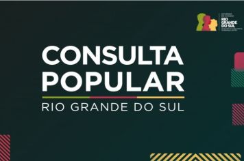 CONSULTA POPULAR: VOTAÇÃO OCORRE DE 02 A 06 DE DEZEMBRO