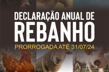 PRORROGAÇÃO DO CADASTRO ANUAL DE REBANHO