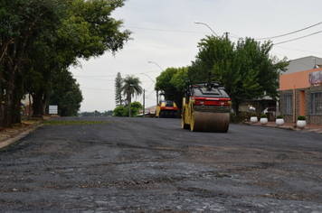 Obras de asfaltamento em ruas de Tenente Portela causam modificações temporárias no trânsito