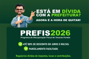 ATENÇÃO: PRAZO DO PREFIS 2026 ESTÁ NA RETA FINAL