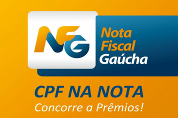 Sorteio da Nota Fiscal Gaúcha de dezembro/2019