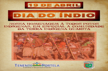 19 de Abril dia do Índio