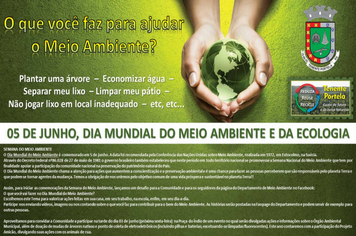 O que você faz para ajudar o meio ambiente?