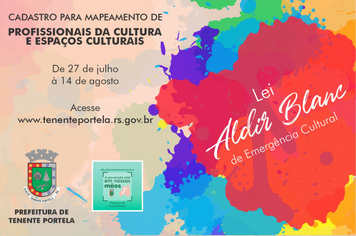 Prefeitura abre cadastro para mapeamento de profissionais da cultura e espaços culturais