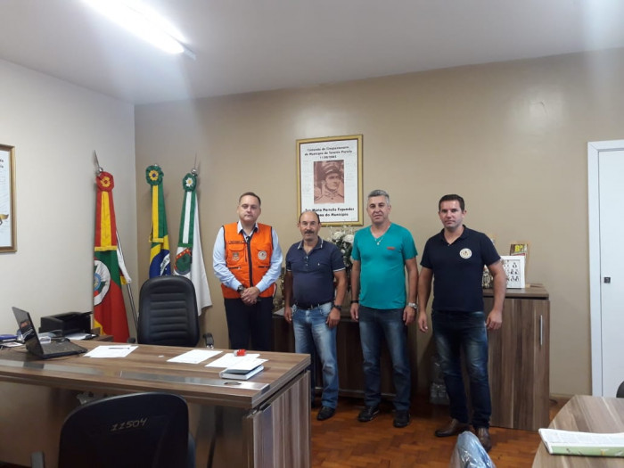 Coordenador Regional da Defesa Civil visita Tenente Portela