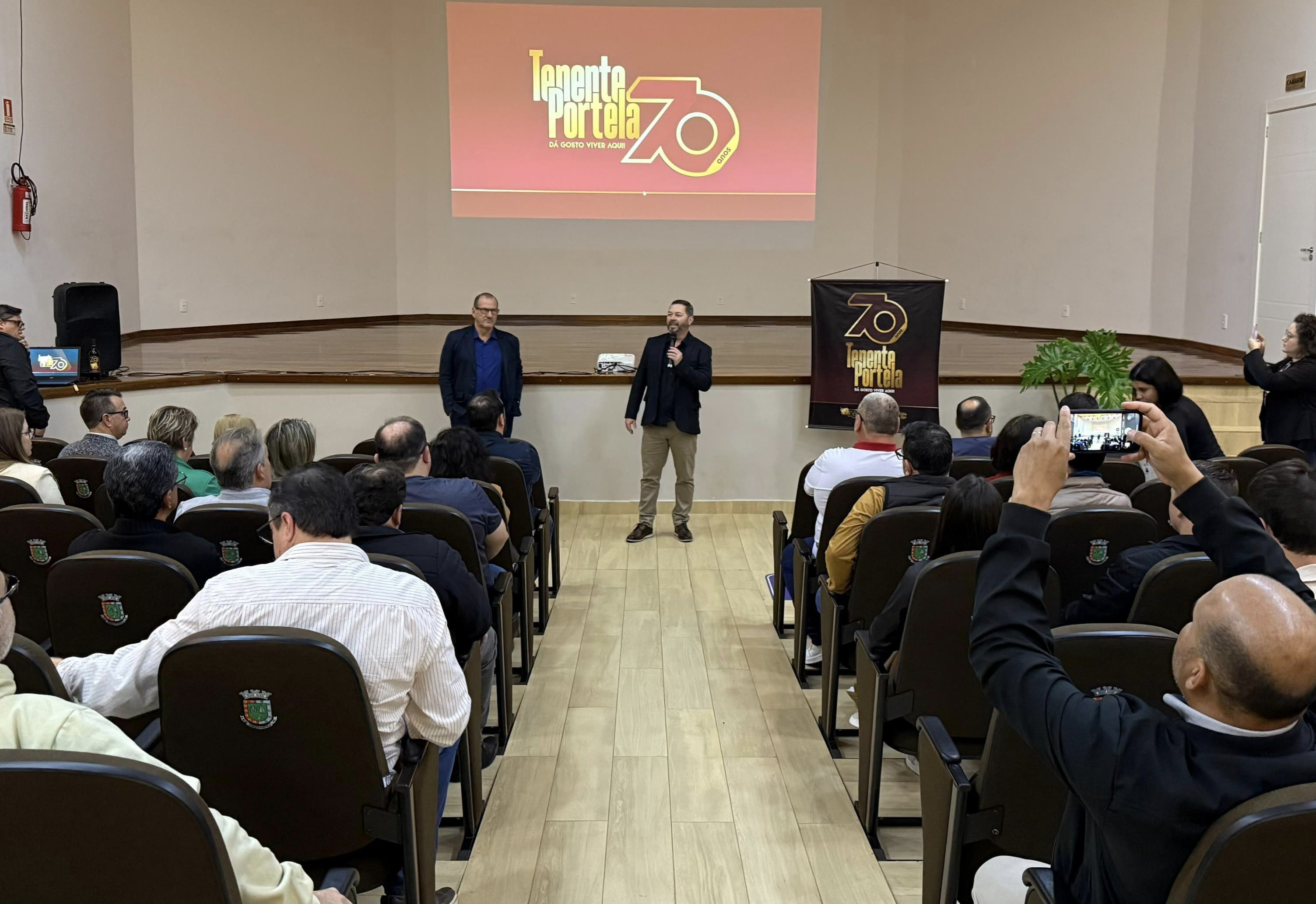 TENENTE PORTELA APRESENTA PROGRAMAÇÃO OFICIAL DOS 70 ANOS EM ENCONTRO COM A IMPRENSA
