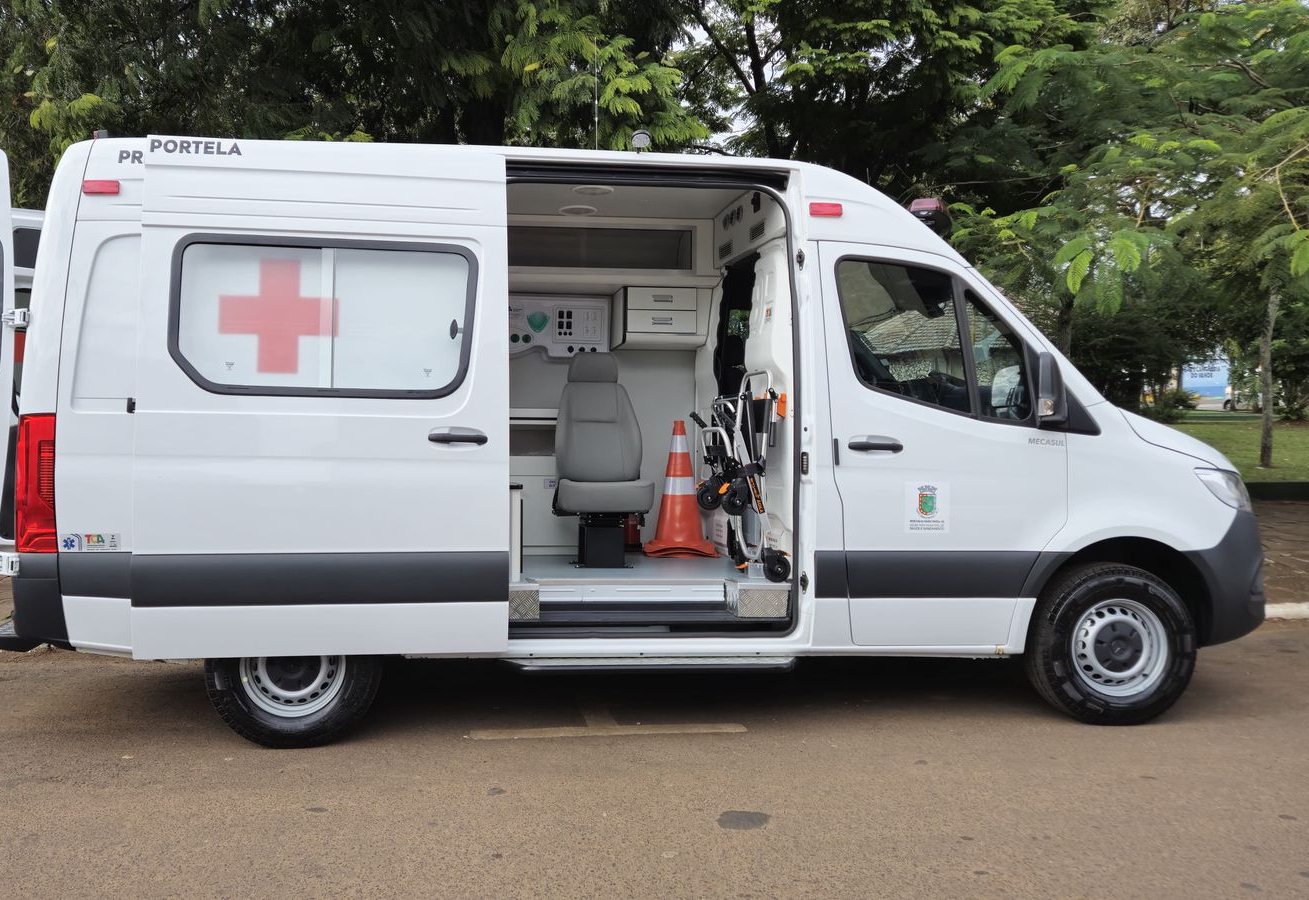 TENENTE PORTELA RECEBE NOVA AMBULÂNCIA DE SUPORTE BÁSICO PARA REFORÇAR ATENDIMENTO À POPULAÇÃO