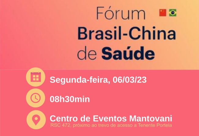 HOSPITAL SANTO ANTÔNIO RECEBERÁ FÓRUM BRASIL-CHINA DE SAÚDE