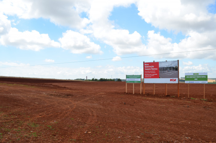 Terraplanagem da Subestação de Energia da RGE está concluída