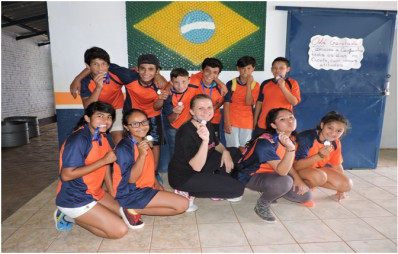 Escola Tenente Portela participou dos Jogos de Integração das Escolas Municipais