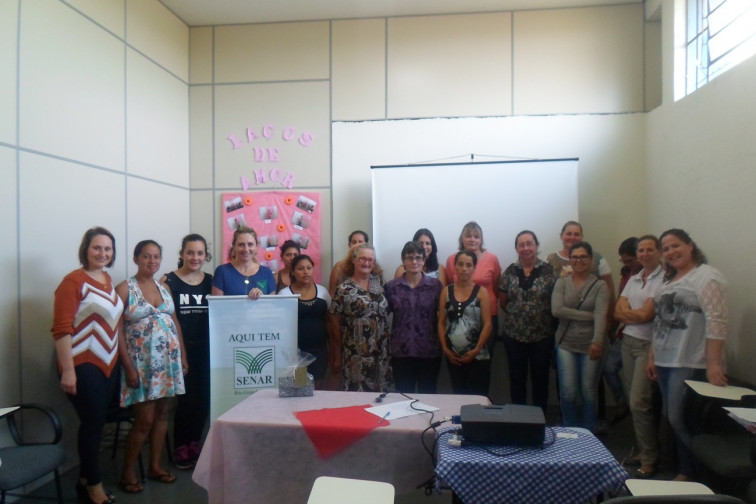 Em parceria com o SENAR Assistência Social realiza palestra sobre a saúde da Mulher.