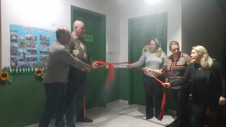 Inaugurada oficialmente  a ampliação da EMEI Sadi Fortes do Bairro Rubino Marroni