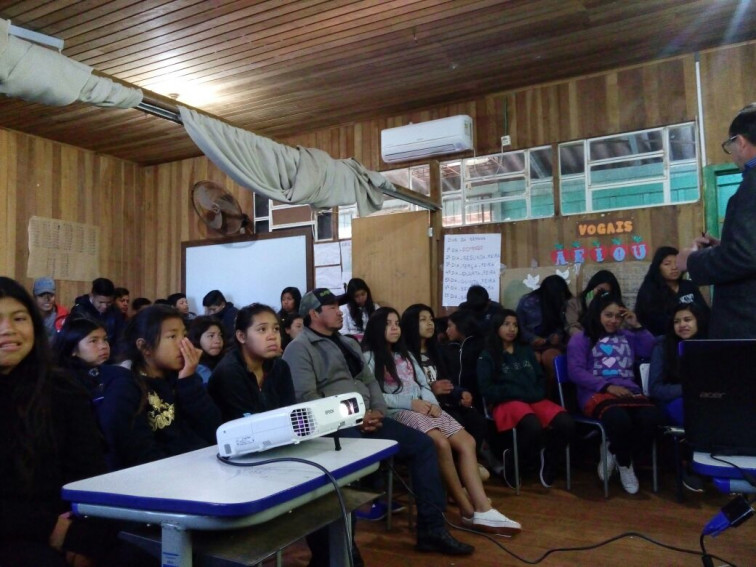 Alunos Indígenas participam de palestra sobre Educação Fiscal e Nota Fiscal Gaúcha